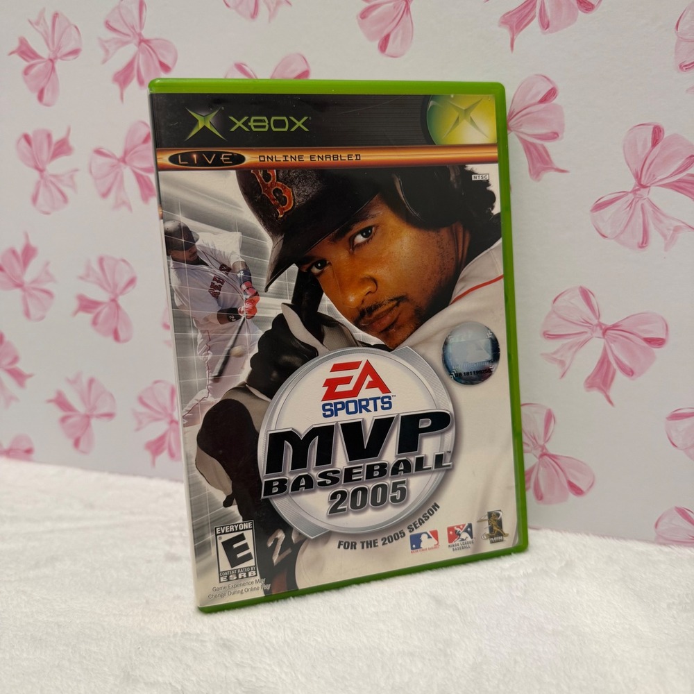 XBOX EA SPORTS MVP BASEBALL 2005 VIDEO GAME DISC AND‎ CASE